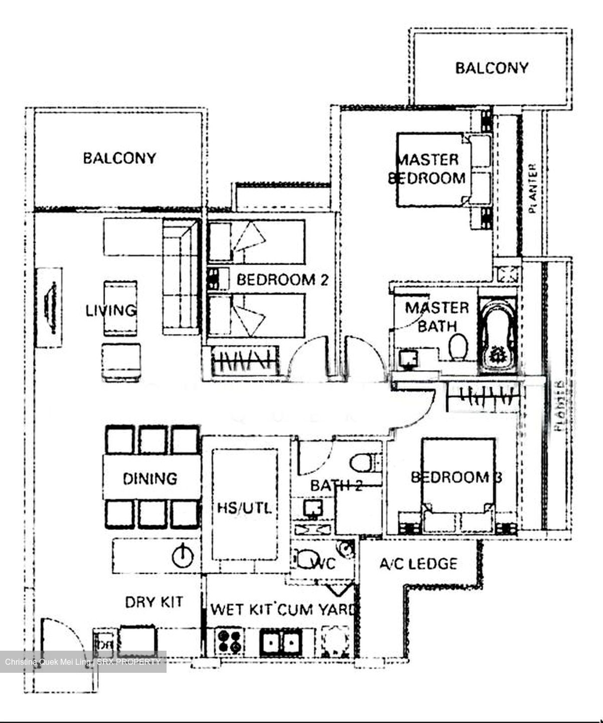 The Acacias (D13), Apartment #520658261